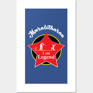 Muttiah Muralitharan - I am Legend T-shirt Posters and Art